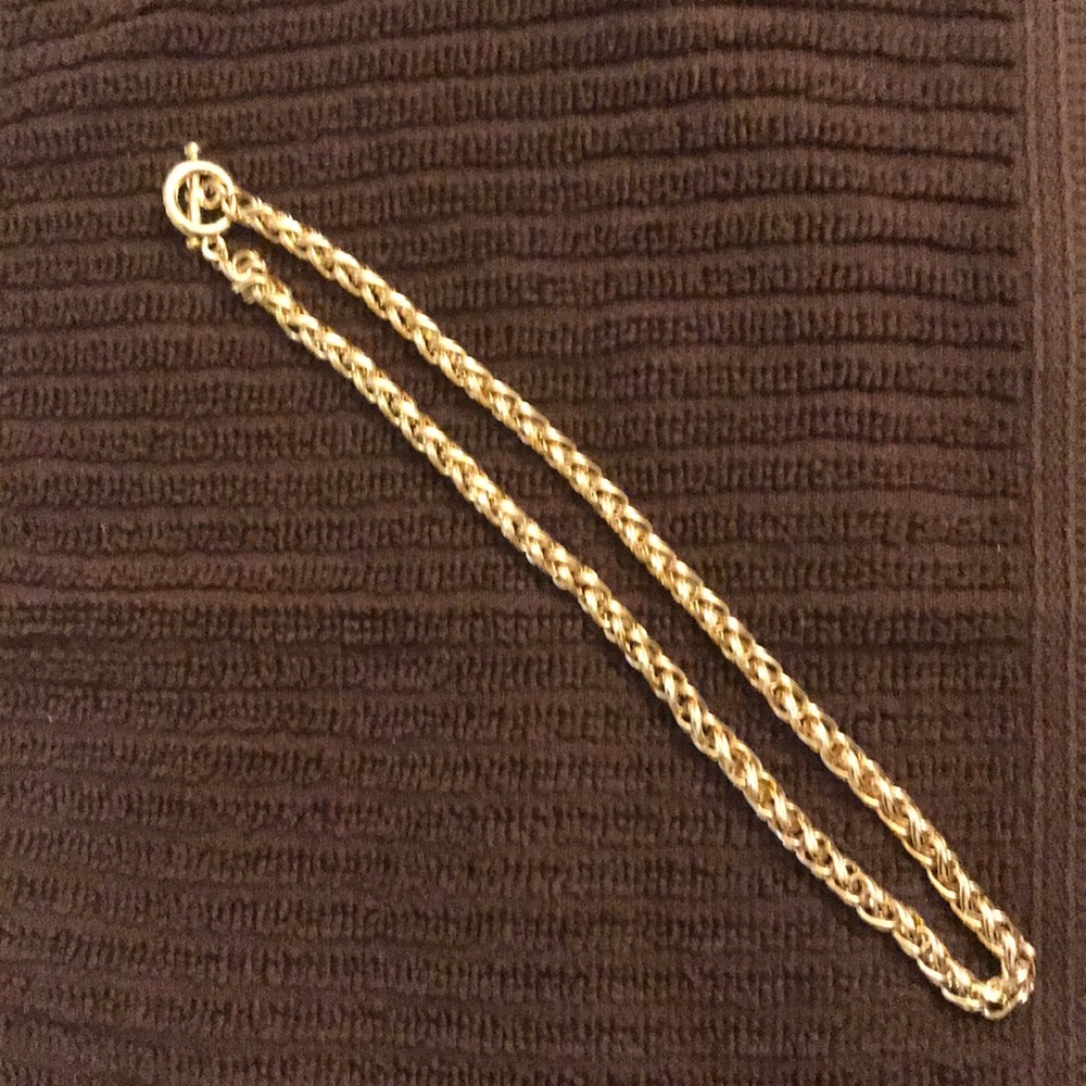 Gold Tone 9” inch Necklace